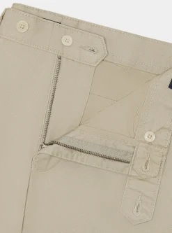Pantaloni chino slim fit in cotone twill