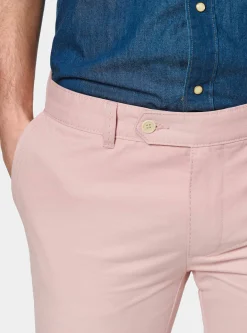 Pantaloni chino slim fit in cotone twill