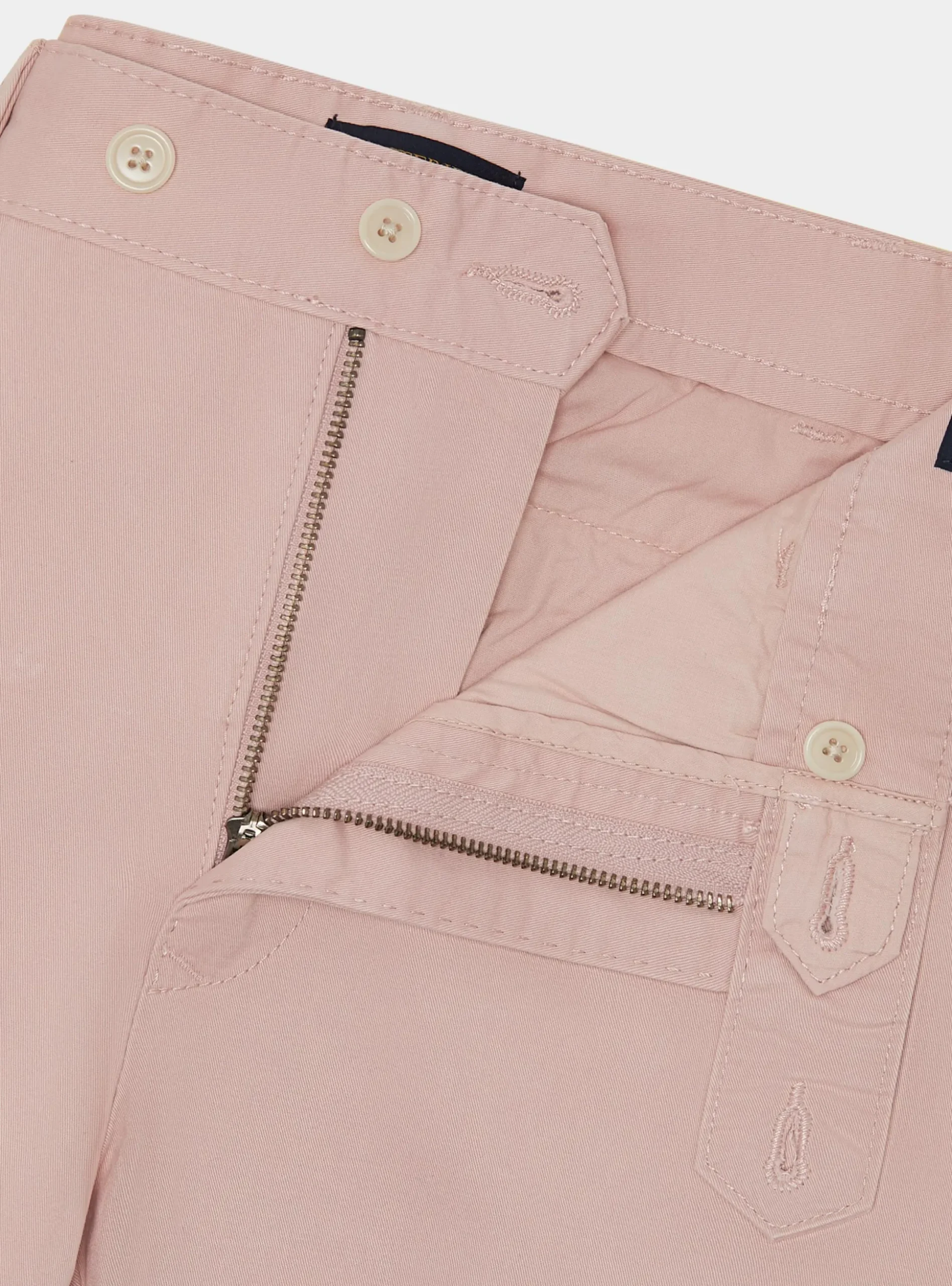Pantaloni chino slim fit in cotone twill