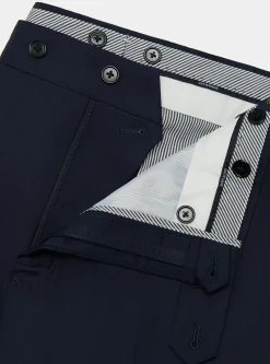 Pantaloni drop 4 in pura lana Vitale Barberis Canonico