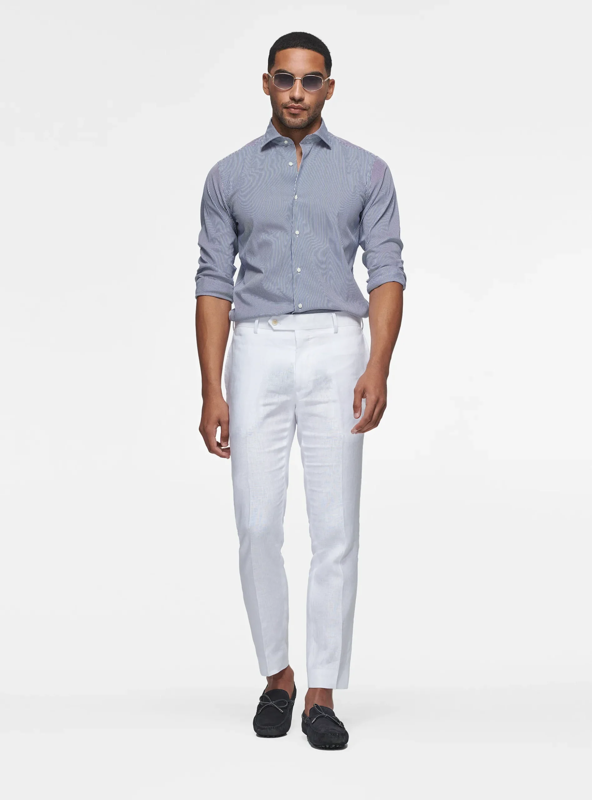 Pantaloni in puro lino
