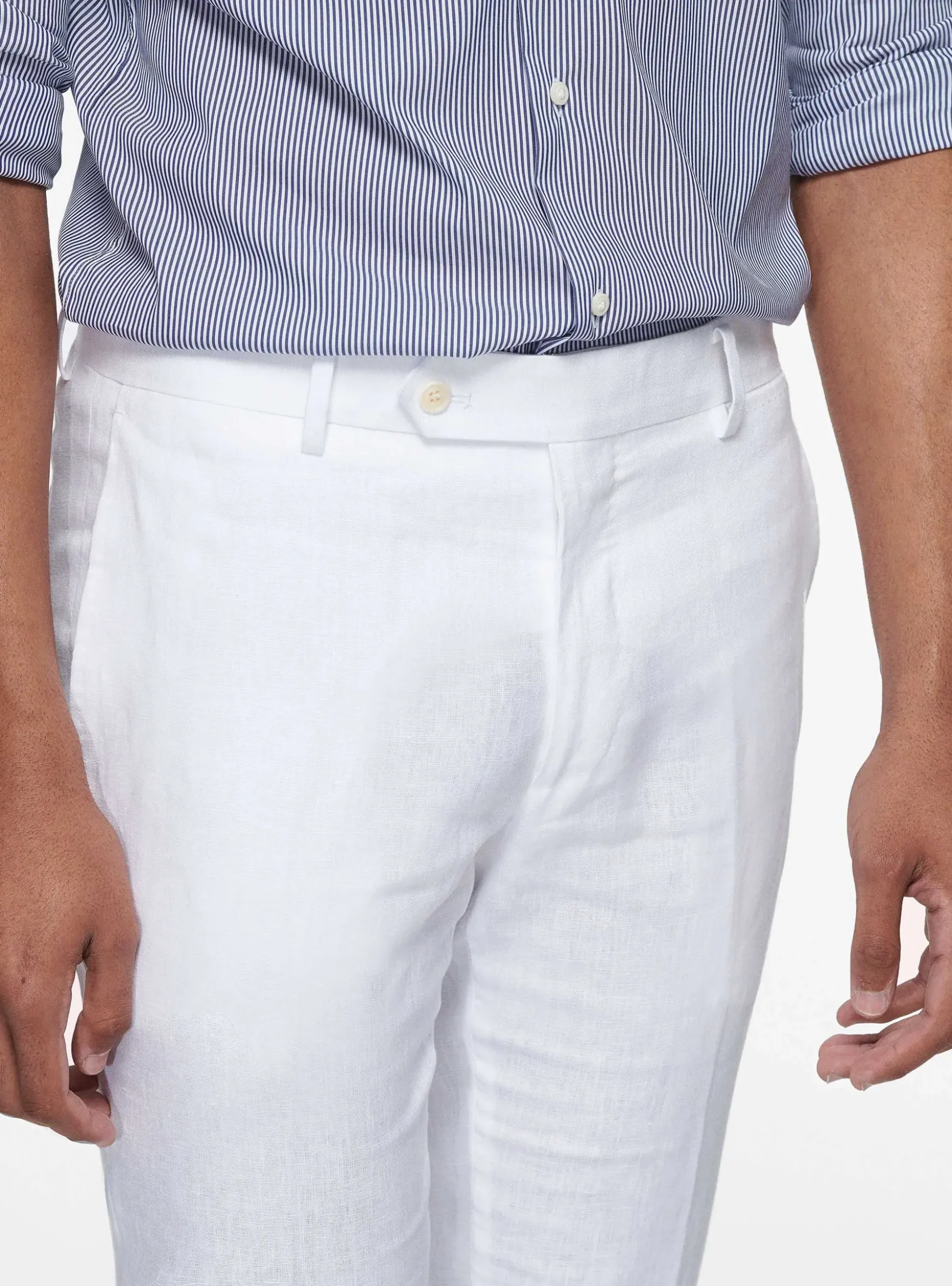 Pantaloni in puro lino