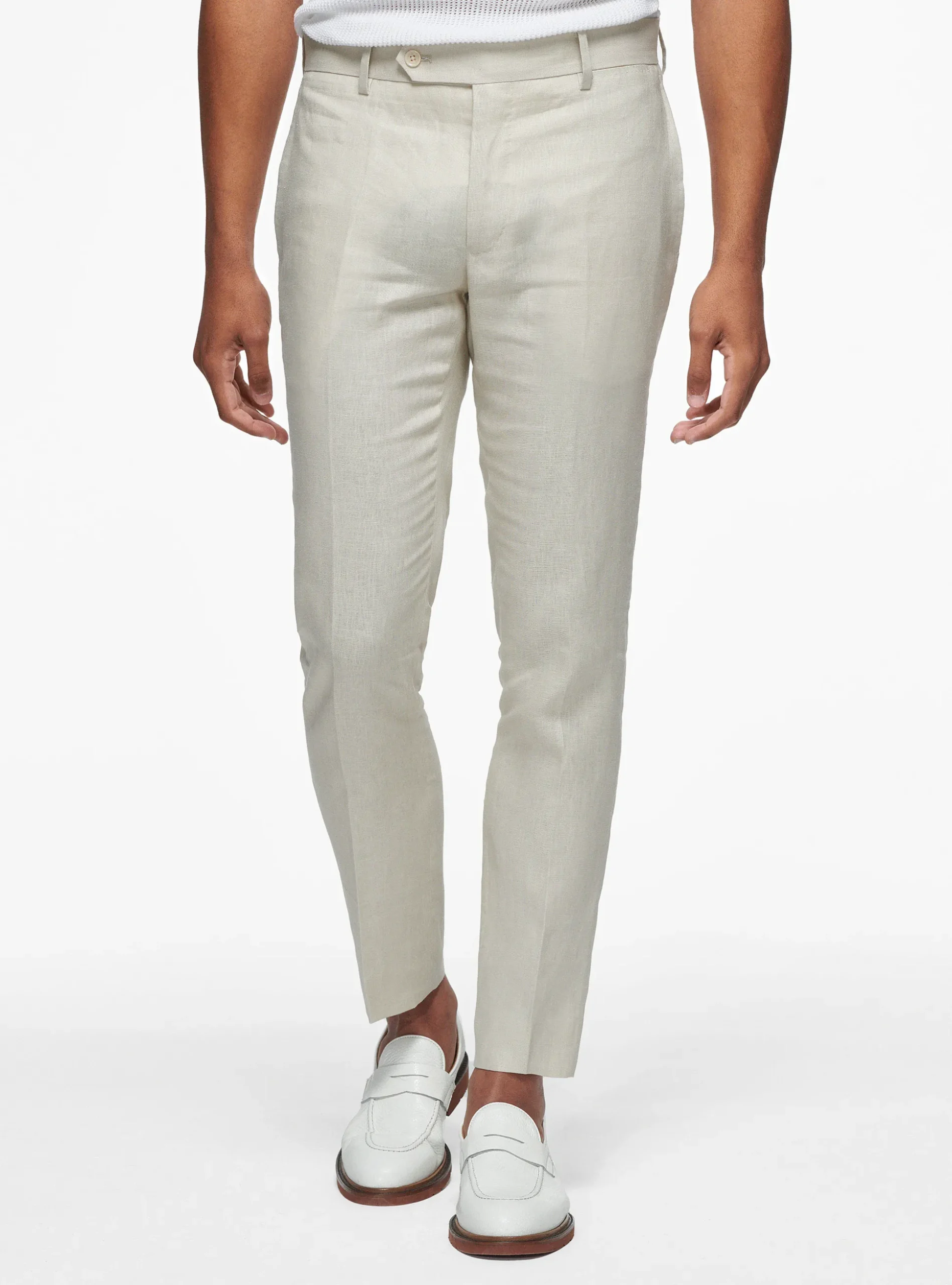 Pantaloni in puro lino
