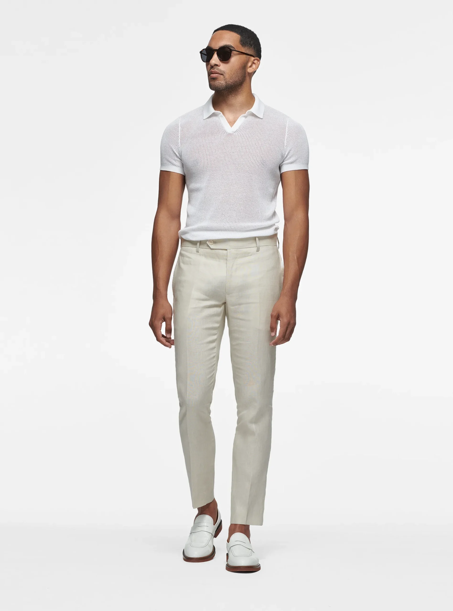 Pantaloni in puro lino