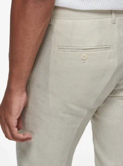 Pantaloni in puro lino