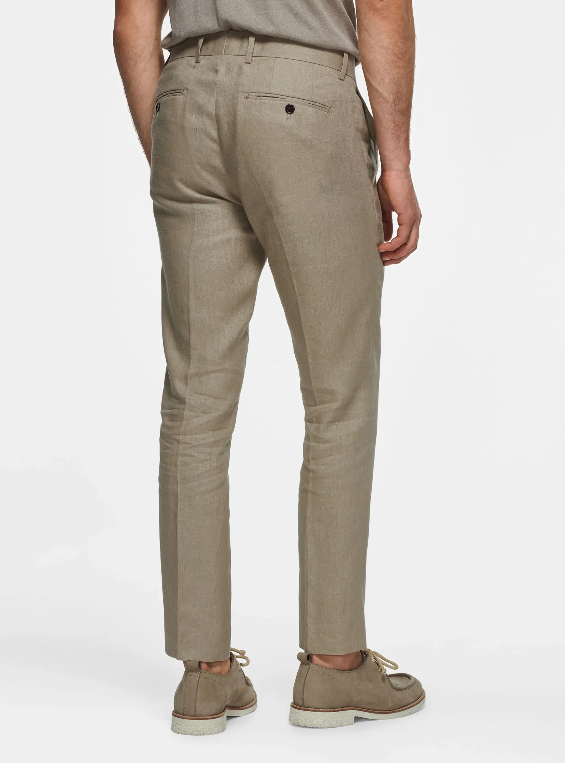 Pantaloni in puro lino