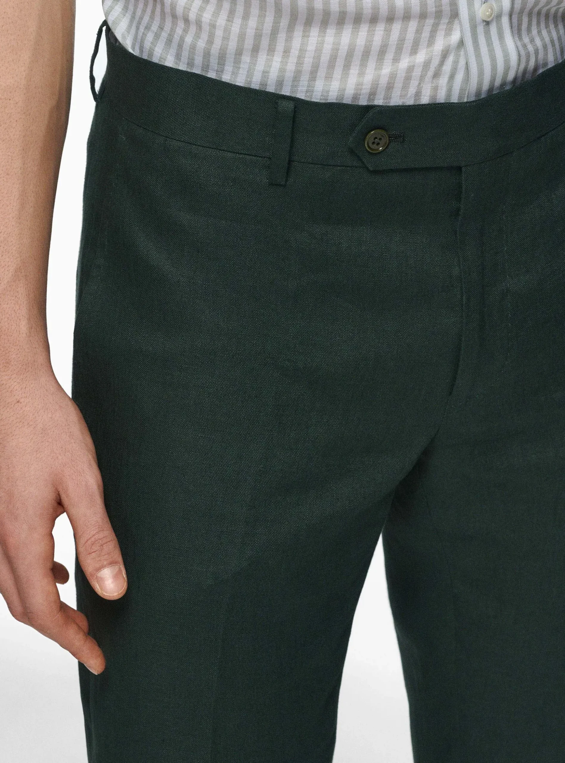 Pantaloni in puro lino