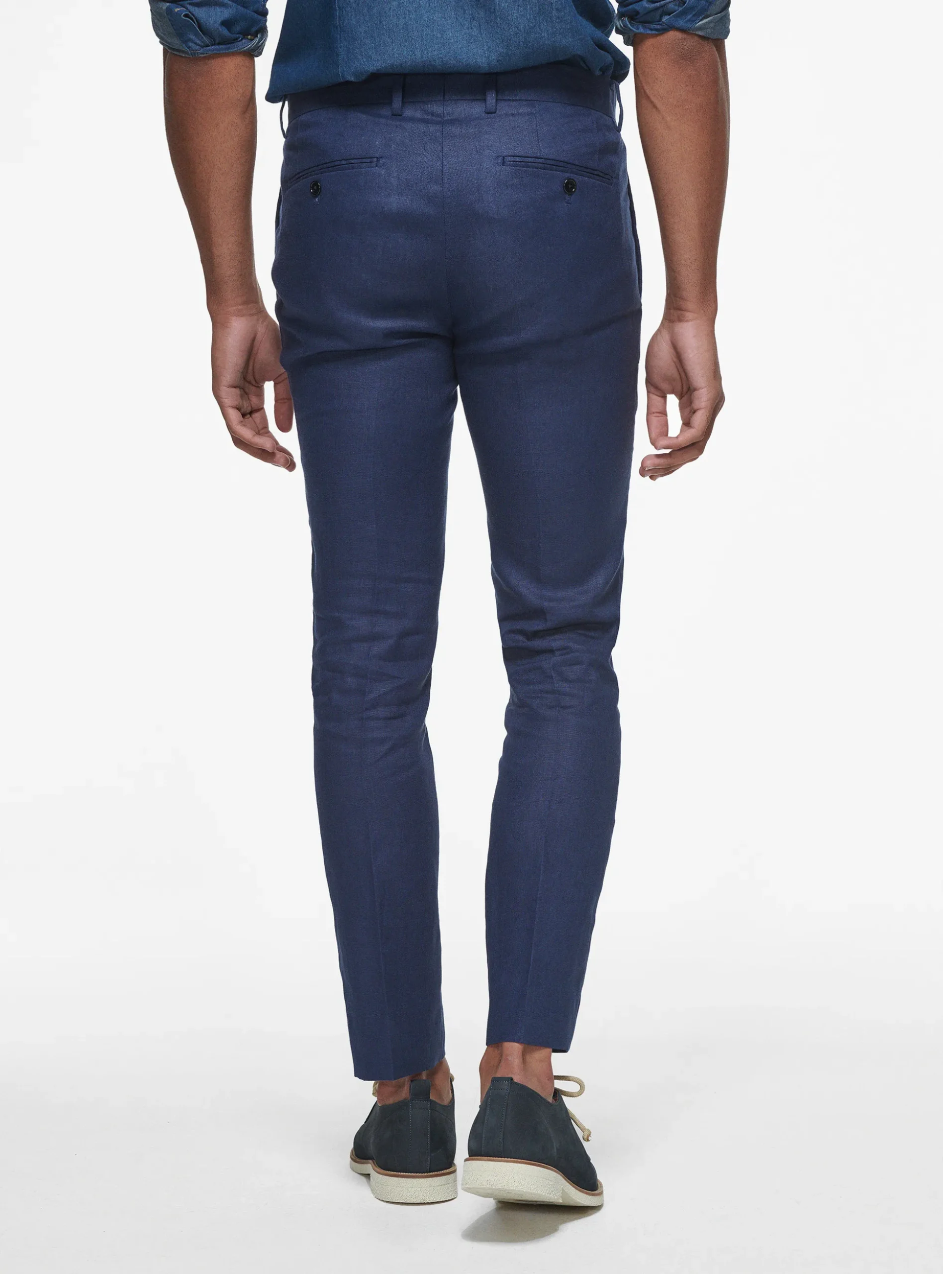 Pantaloni in puro lino