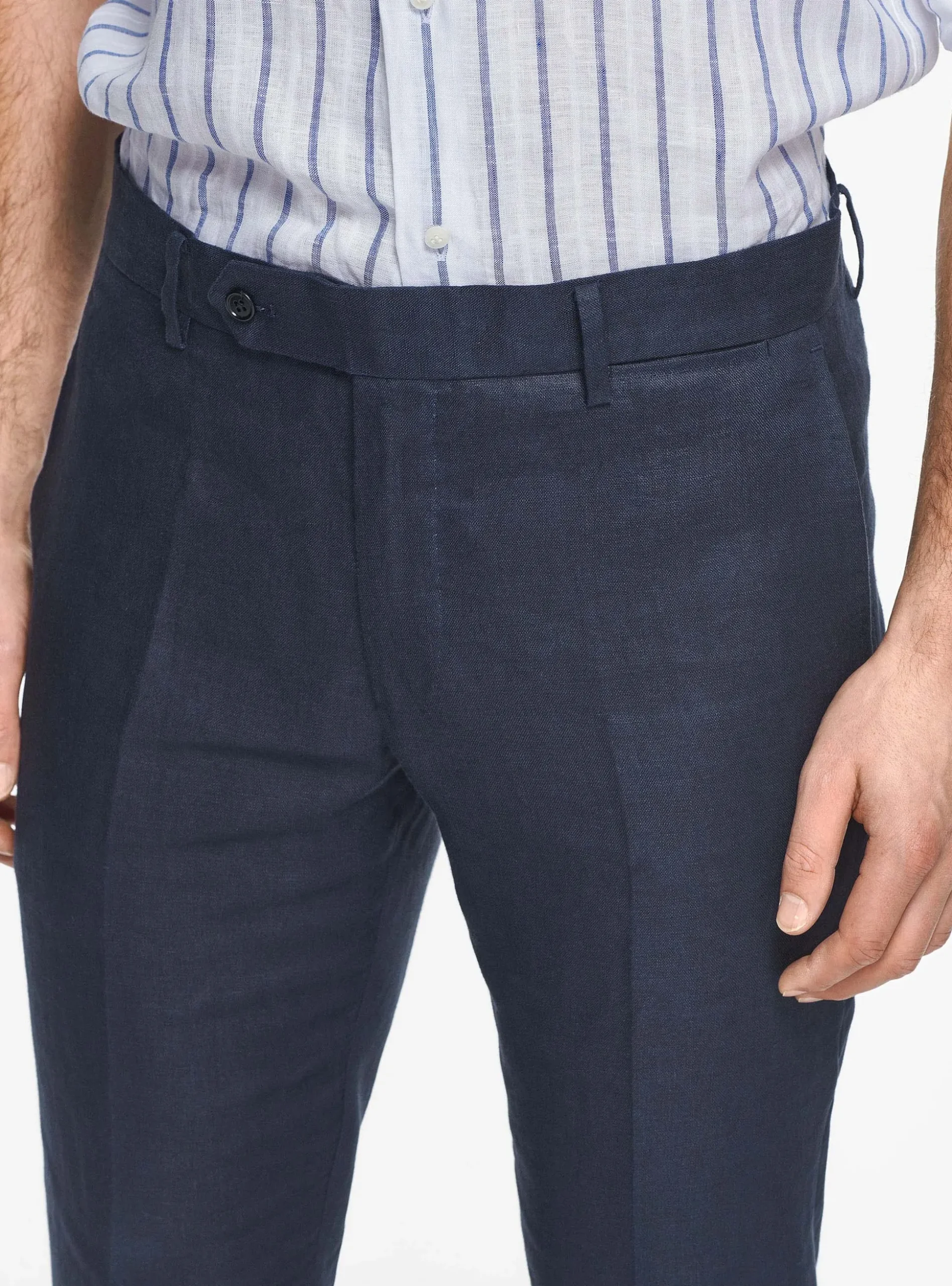 Pantaloni in puro lino
