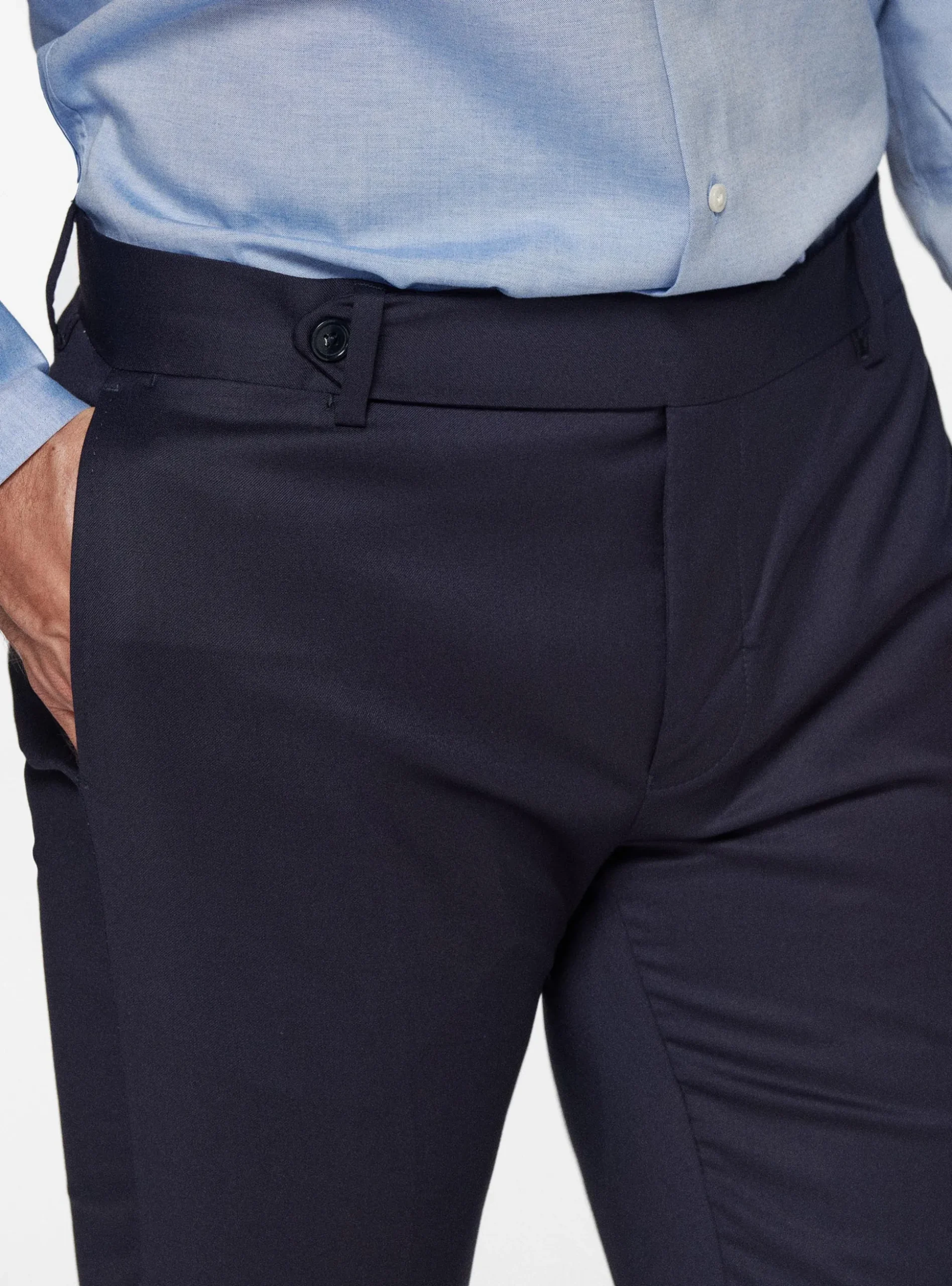 Pantaloni per abito in pura lana superfine 110's Reda