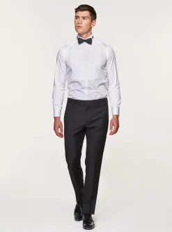 Pantaloni smoking in pura lana superfine 110's Vitale Barberis Canonico