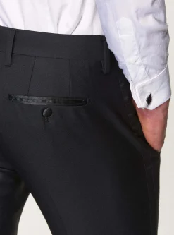 Pantaloni smoking in pura lana superfine 110's Vitale Barberis Canonico