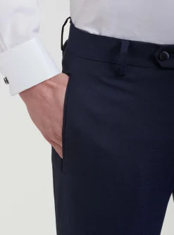 Pantaloni smoking in pura lana Vitale Barberis Canonico