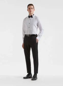 Pantaloni smoking in pura lana Vitale Barberis Canonico
