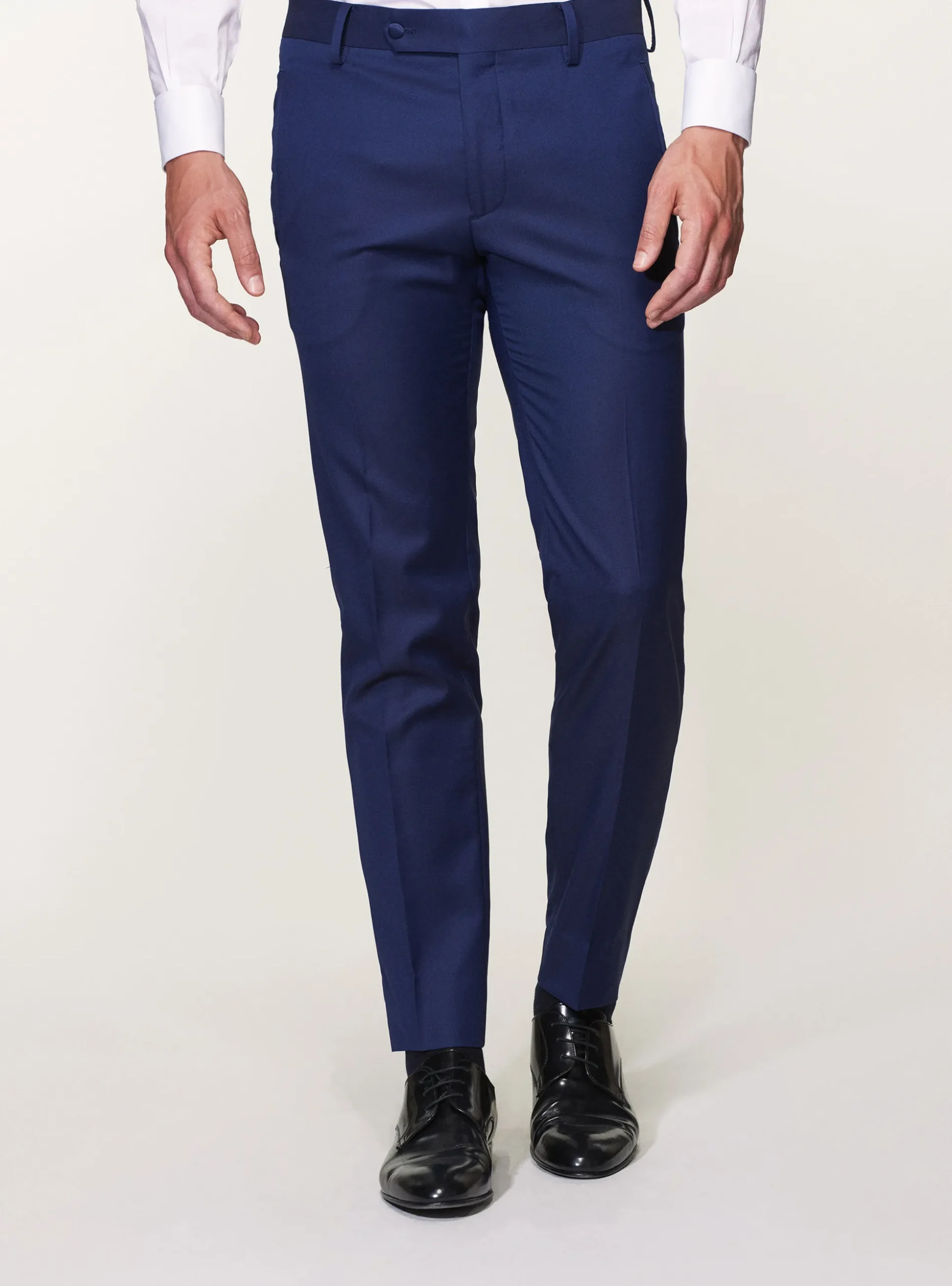 Pantaloni smoking in pura lana superfine 110's Vitale Barberis Canonico