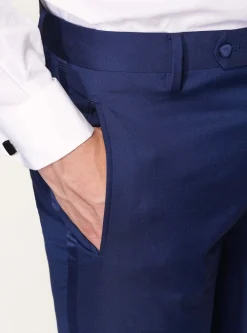 Pantaloni smoking in pura lana superfine 110's Vitale Barberis Canonico