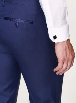 Pantaloni smoking in pura lana superfine 110's Vitale Barberis Canonico