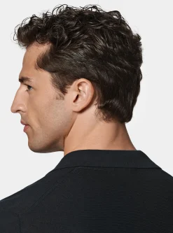 Polo in maglia links in cotone extrafine