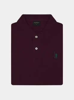 Polo in piquet con ricamo