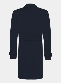 Trench in twill di cotone