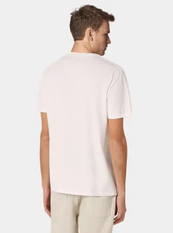 T-shirt in cotone con stampa "j'adore capri"