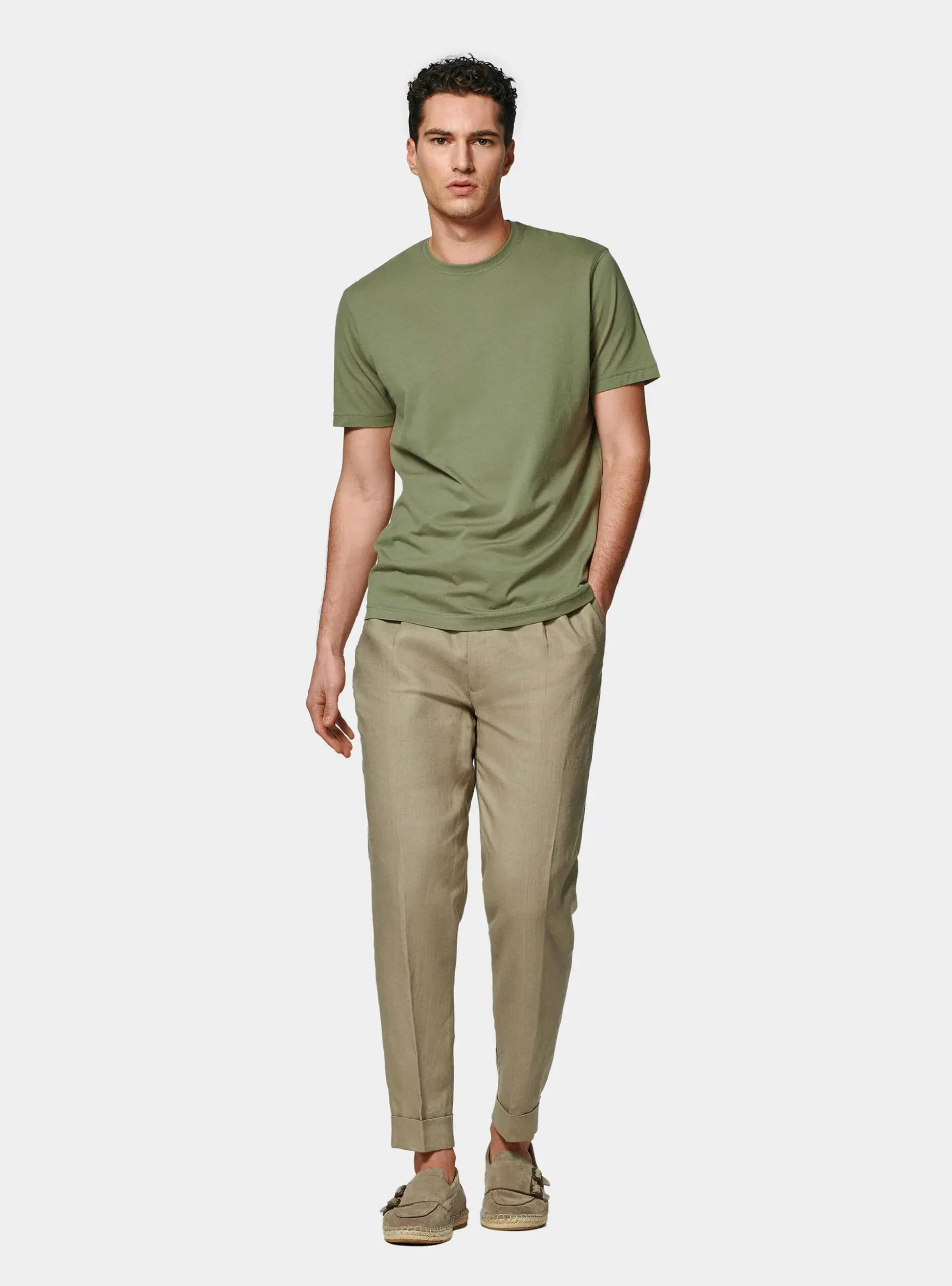 T-shirt mezza manica in cotone Supima