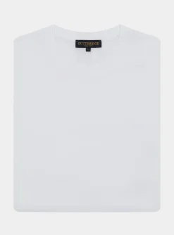 T-shirt mezza manica in filo di scozia
