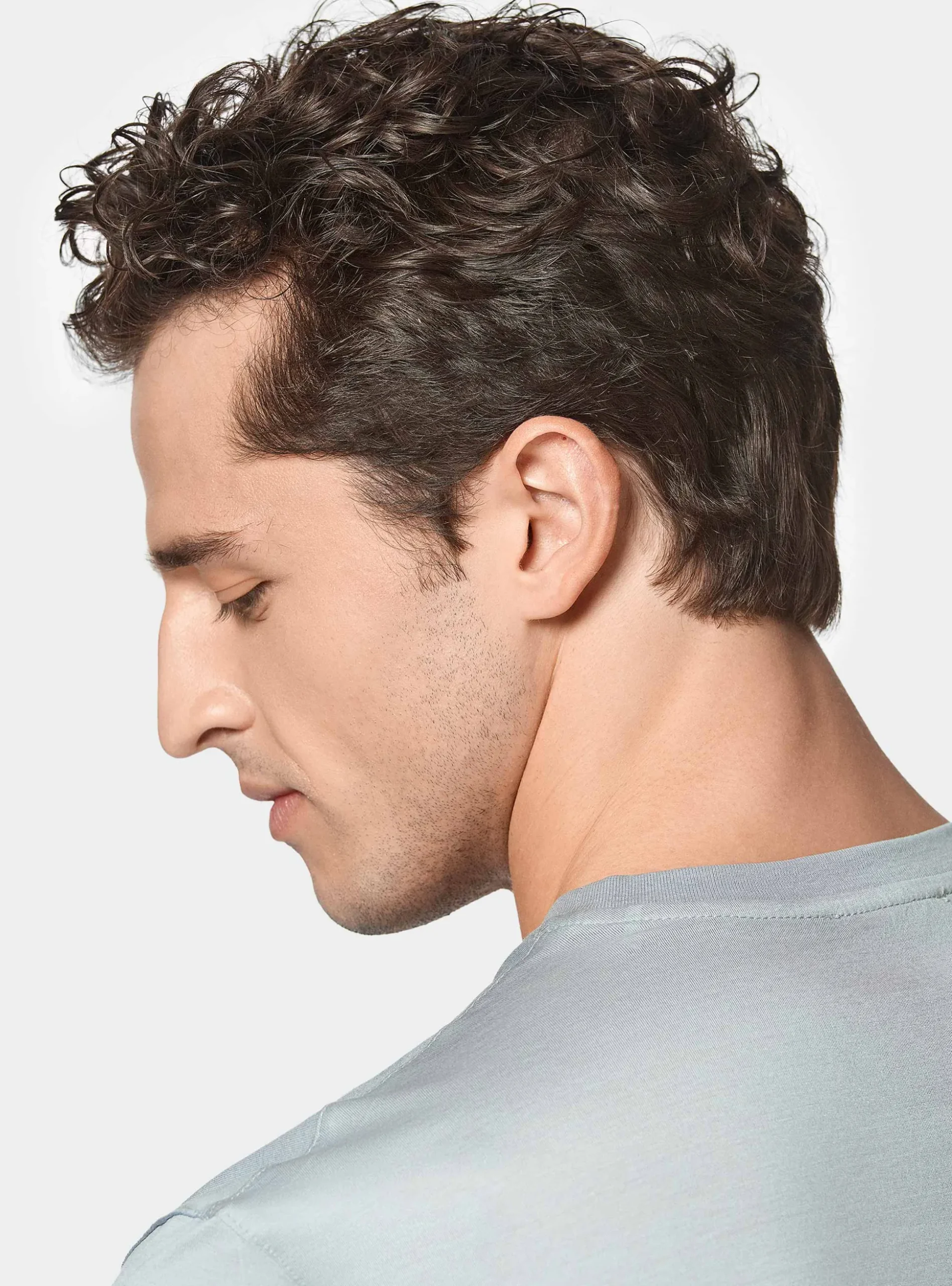 T-shirt mezza manica in filo di scozia