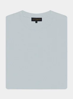 T-shirt mezza manica in filo di scozia