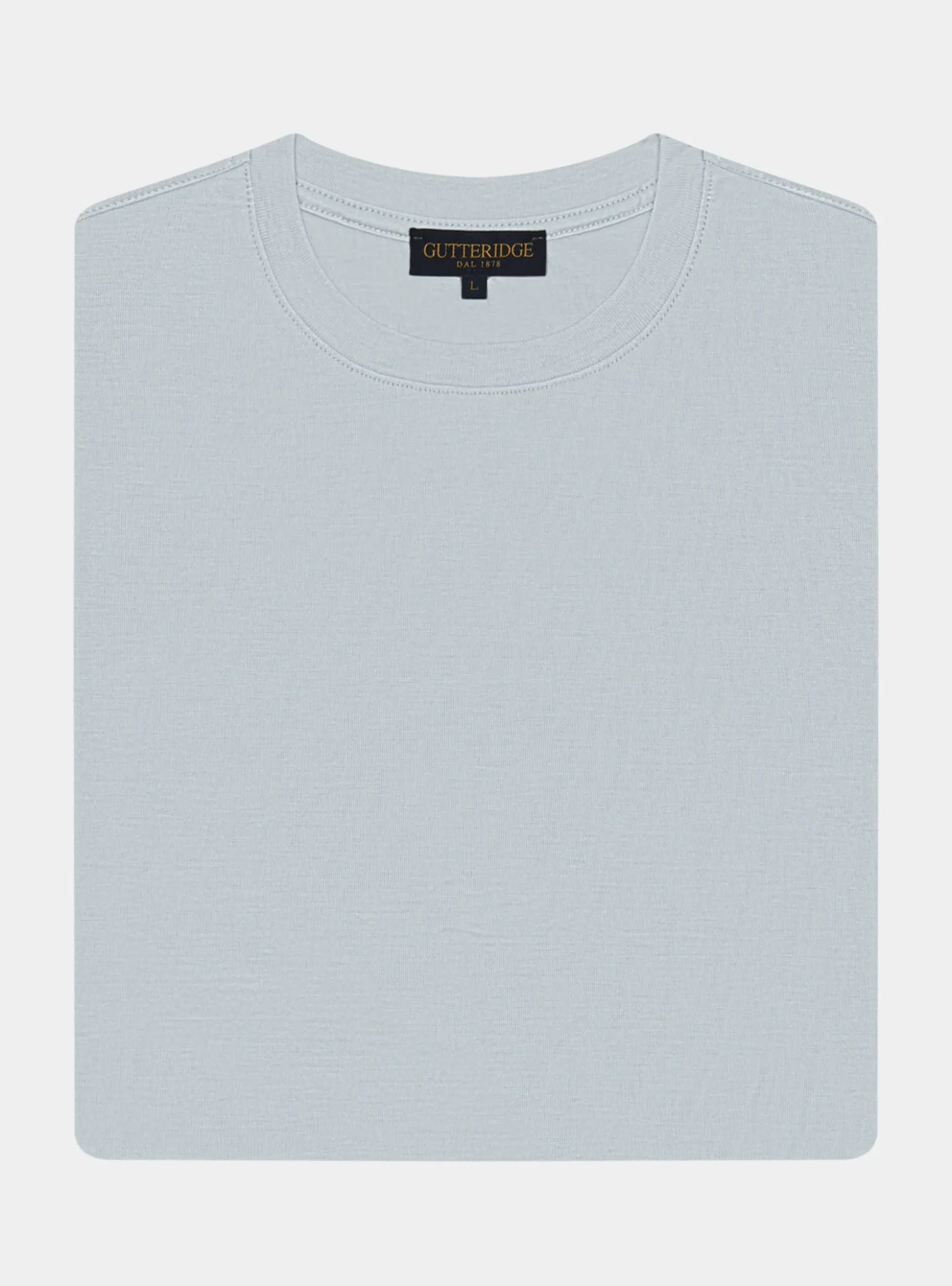 T-shirt mezza manica in filo di scozia