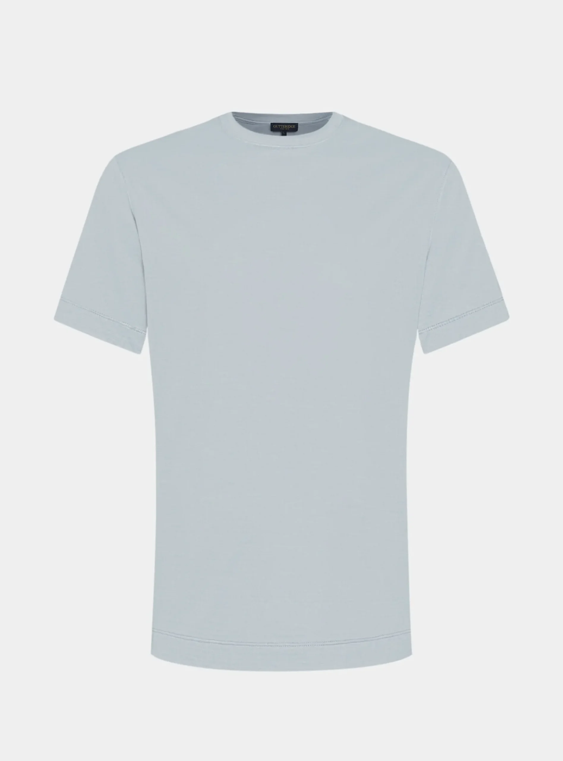 T-shirt mezza manica in filo di scozia