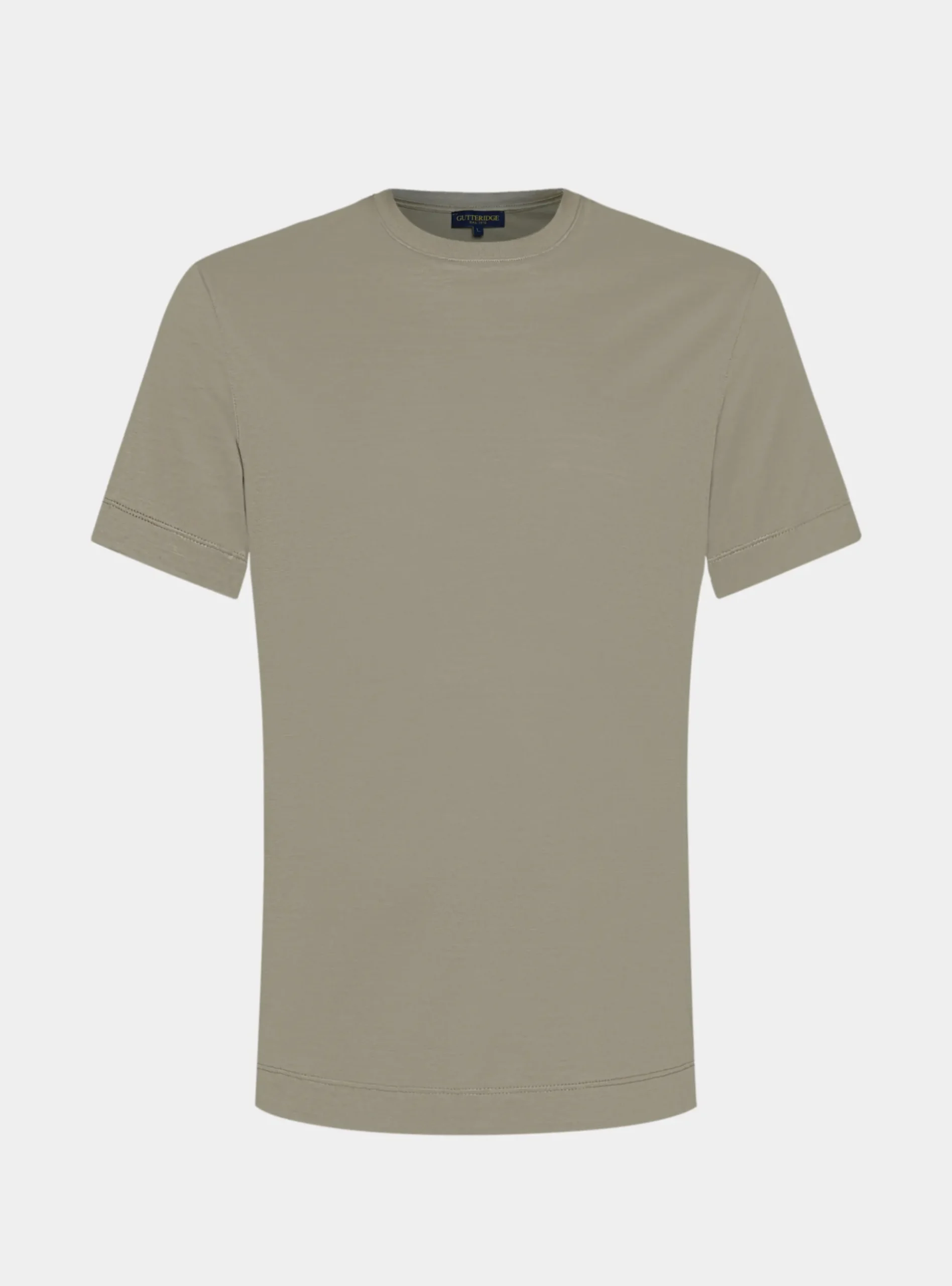 T-shirt mezza manica in filo di scozia