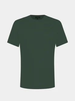 T-shirt mezza manica in filo di scozia